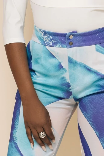 Amnesia - Zolda Kék-Mintás Nadrág