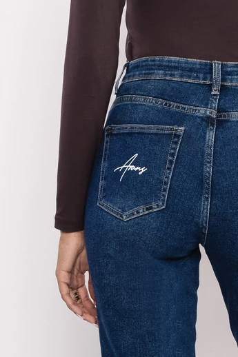 Amnesia - Baggy Sötétkék Farmernadrág