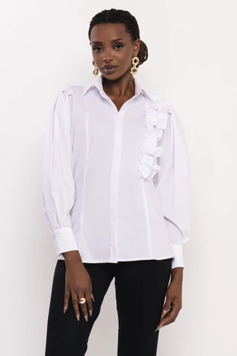 Amnesia - Boston Fehér Blúz