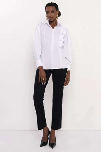 Amnesia - Boston Fehér Blúz