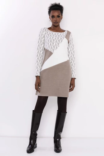 Amnesia - Janis Mintás Ecrü-Fangó Tunika