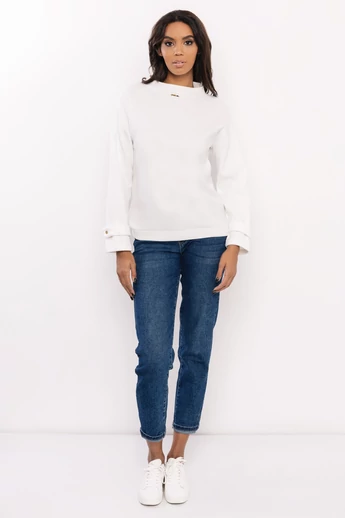 Amnesia - Koletta Ecrü Pulóver