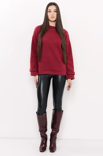 Amnesia - Koletta Bordó Pulóver