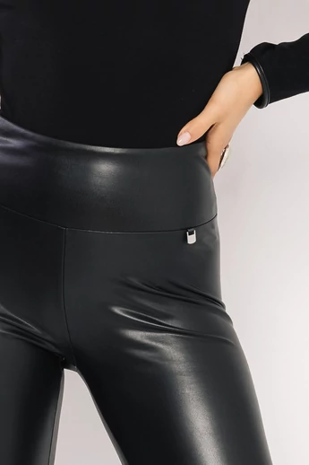 Amnesia - Vica Fekete Bőrhatású Leggings