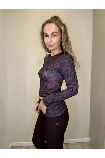 Blue Nature - Betti Mintás Bordó Felső/Ocelot