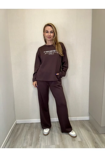 Blue Nature - Hanna Sötétbarna Nadrág