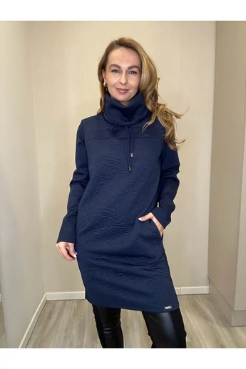 Blue Nature - Kozett Sötétkék Steppelt Tunika