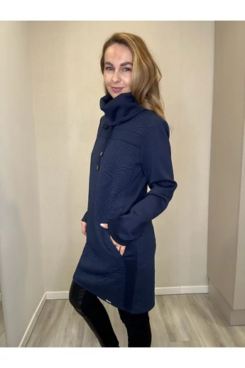 Blue Nature - Kozett Sötétkék Steppelt Tunika