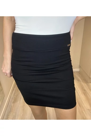 Blue Nature - Punto Darabolt Mini Fekete Szoknya