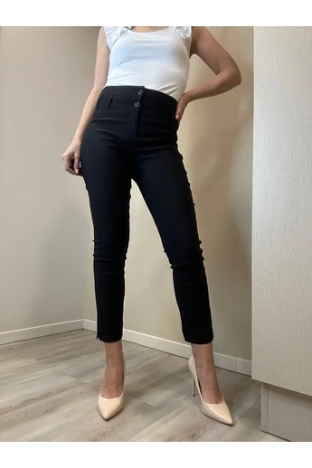 Blue Nature - Edina 7/8-os Fekete Nadrág