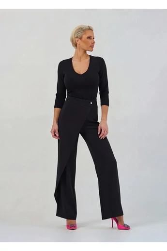 Envy - Átlapolt Fekete Nadrág