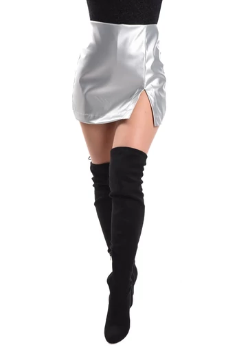 La Pierre - Otto Világosezüst Műbőr Short