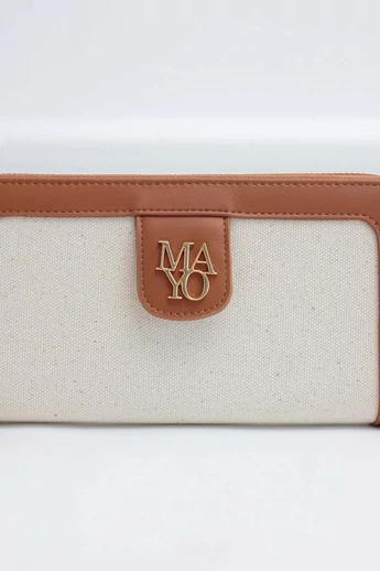 Mayo Chix - Marysa Ecrü-Karamell Pénztárca