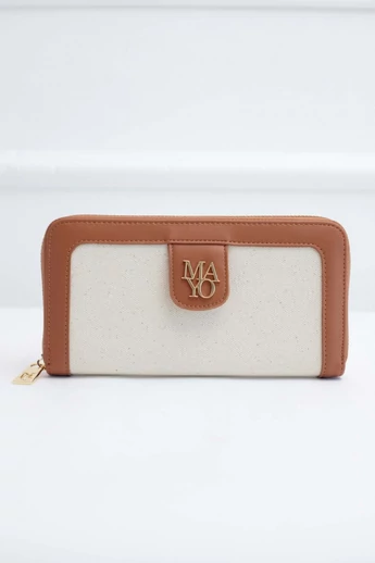 Mayo Chix - Marysa Ecrü-Karamell Pénztárca