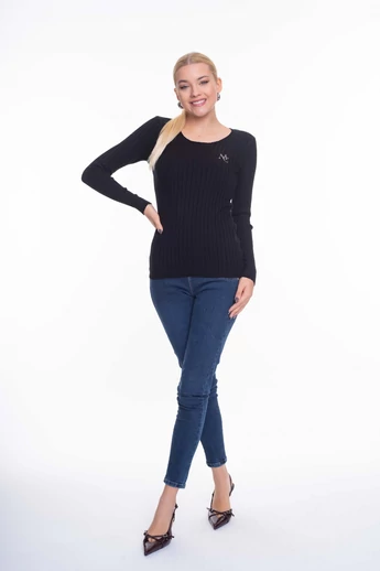 Mayo Chix - Pax Fekete Pulóver