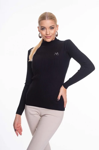 Mayo Chix - Santa Fé Fekete Pulóver