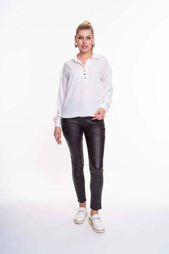 Mayo Chix - Barcelona Ecrü Blúz