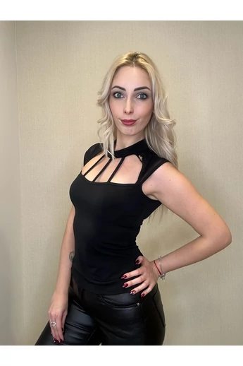 Mayo Chix - Star Fekete Felső