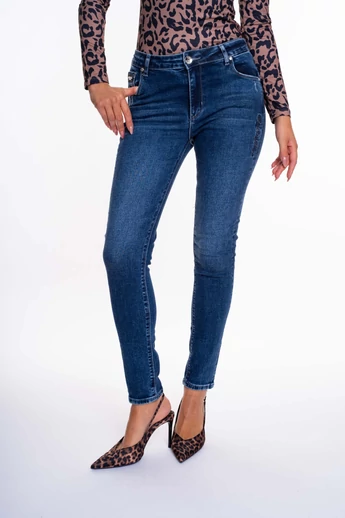 Mayo Chix - Gwen Sötétkék Farmernadrág