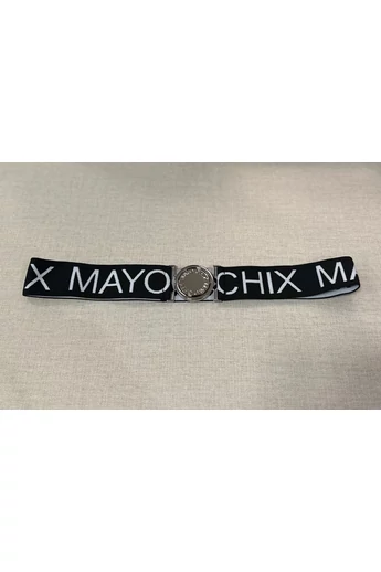 Mayo Chix - Mark Filmnyomott Fekete-Fehér Öv