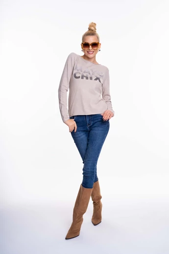 Mayo Chix - Nápoly Toob Pulóver/Átmenetes Strassz