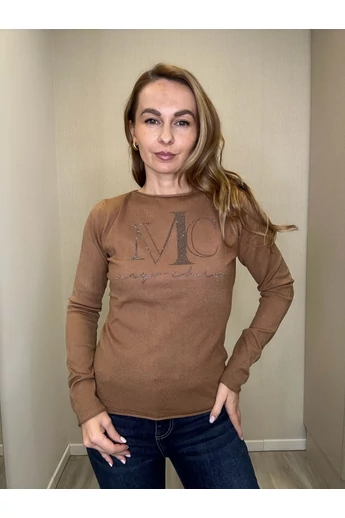 Mayo Chix - Nápoly Karamell Pulóver/Nagystrasszos