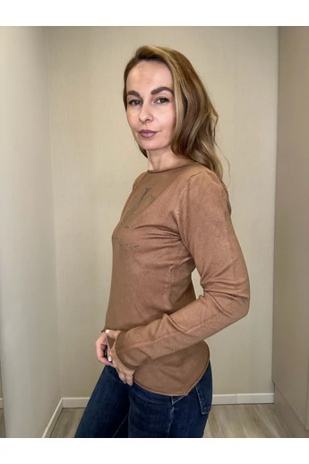 Mayo Chix - Nápoly Karamell Pulóver/Nagystrasszos