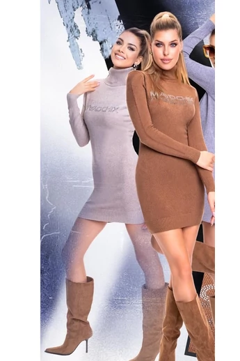 Mayo Chix - Miracle Csont Kötött Ruha/2 Strassz