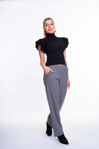 Mayo Chix – Stefany Kockás Szürke Nadrág