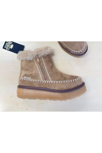 Mayo Chix - 5219 Velúros Drapp Bokacsizma