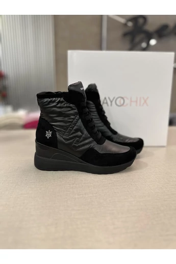 Mayo Chix - 5237/ Fekete-Fekete Bokacipő