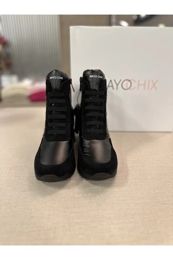 Mayo Chix - 5237/ Fekete-Fekete Bokacipő