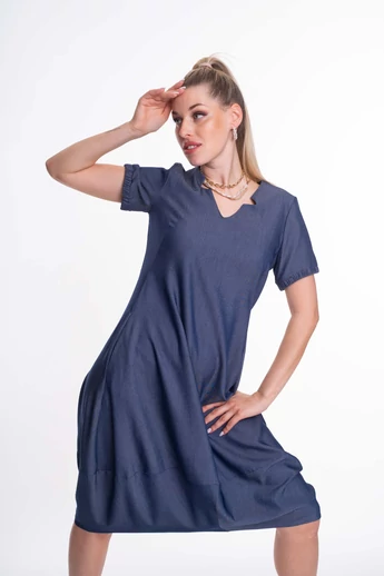 Mayo Chix - Oxo Sötét-Farmerkék Ruha