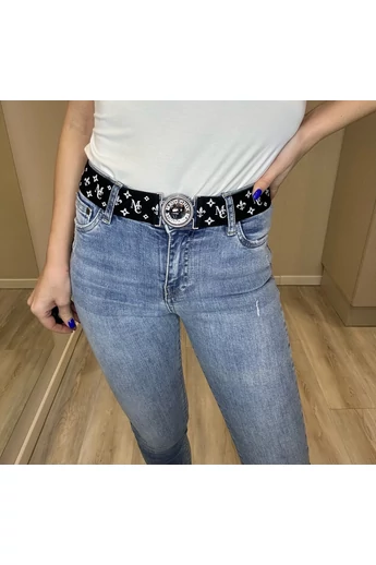 Mayo Chix - Mark Filmnyomott Fekete-Fehér Öv