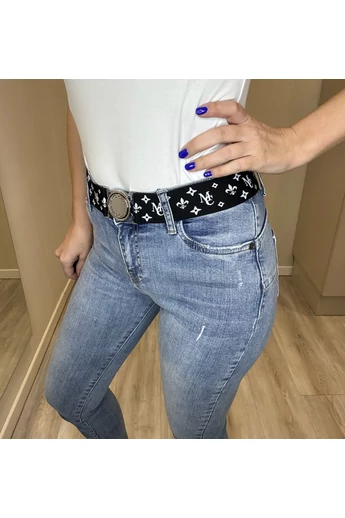 Mayo Chix - Mark Filmnyomott Fekete-Fehér Öv