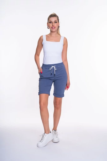 Mayo Chix - Bianco Farmerkék Térdnadrág