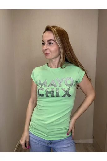 Mayo Chix - Light Világoszöld Póló/Átmenetes Strassz