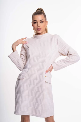 Mayo Chix - Soft Világosbézs Ruha