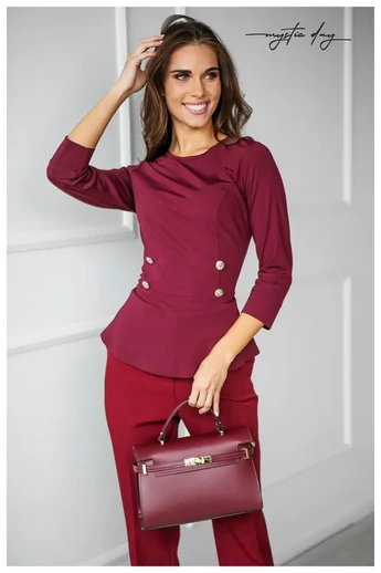 Mystic Day – Gesztenye Padlizsán Felső