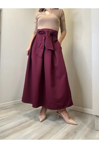 BEST - Hosszú Bordó Szoknya