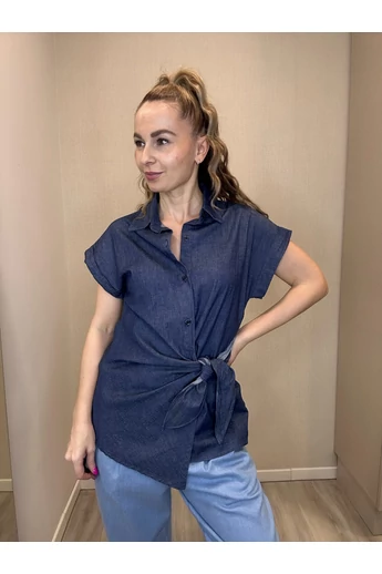 BEST - Sötétkék Farmerblúz