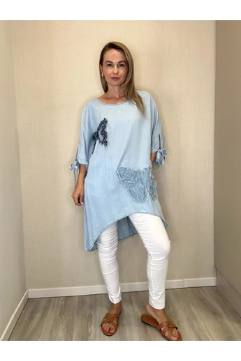 BEST - Világoskék Farmertunika