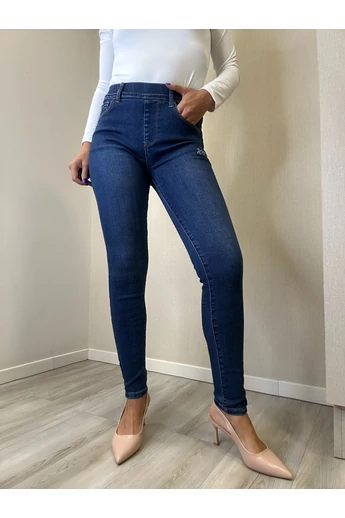 Warp Zone - Elenor Sötétkék Farmernadrág