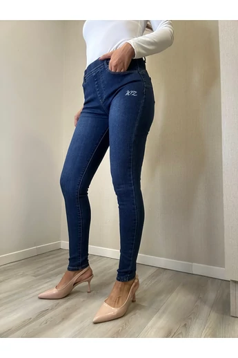 Warp Zone - Elenor Sötétkék Farmernadrág