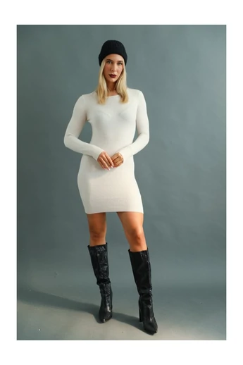 Warp Zone - Ecrü Kötött Tunika