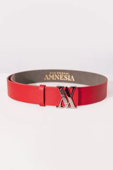 Amnesia - Zoe Ezüst Csatos Piros Öv