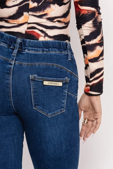 Amnesia - Leggings Sötétkék Farmer