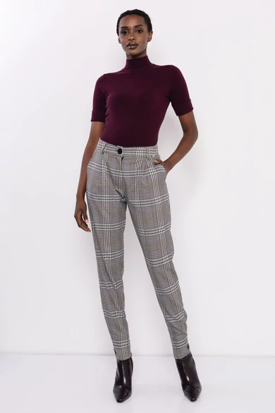 Amnesia - Jozefa Mintás Szürke Nadrág/Kockás