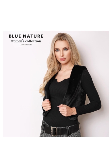 Blue Nature - Boleró Fekete Szőr Boleró