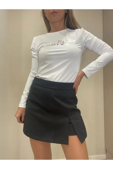 Blue Nature - Szövet Fekete Szoknyashort